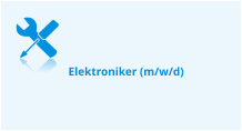 Elektroniker (m/w/d)